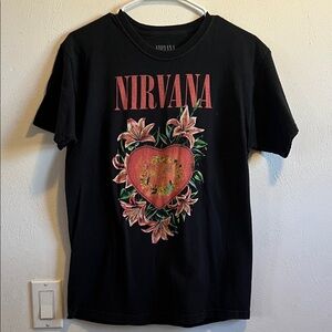 Nirvana black men’s T-shirt, size medium